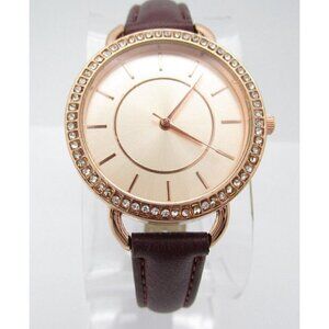 Women's Jessica Carlyle Quartz Analog 34mm Dial Causal Round Watch (E255)